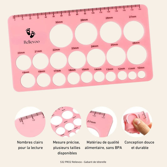 Gabarit de Téterelle pour Tire-Lait S32 PRO2©